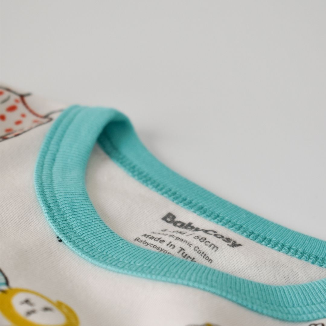 WORLD BABIES Set Pantalone e Maglietta in 100% cotone organico