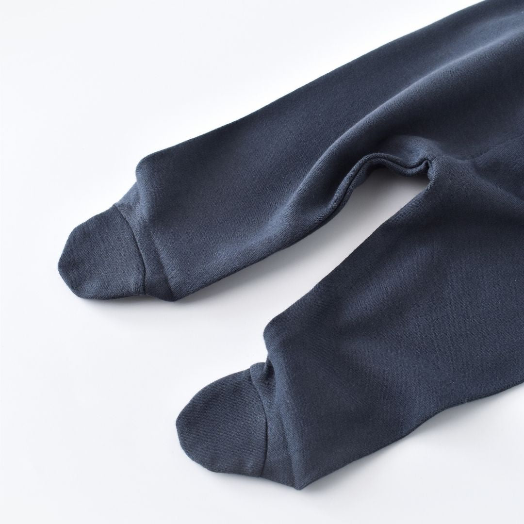 BASIC Trousers with feet in 100% organic cotton