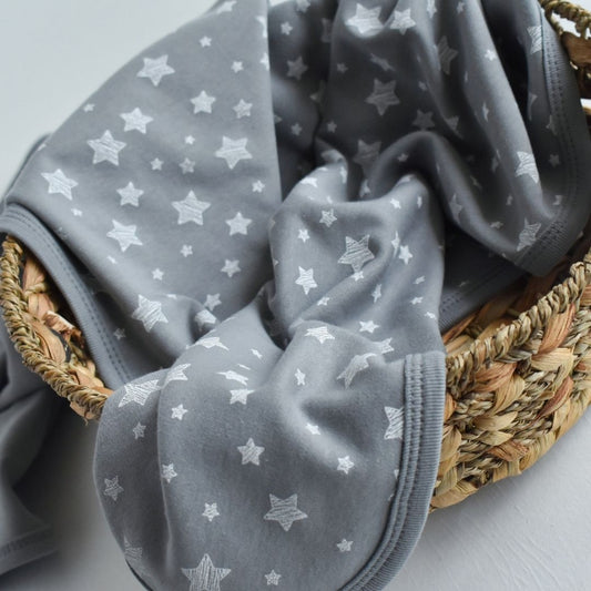 STAR COPERTA per neonato in 100% cotone organico